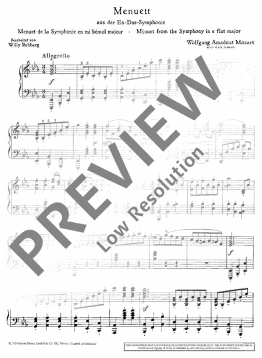 Minuet Minuet Piano Solo scores gallery preview page 3