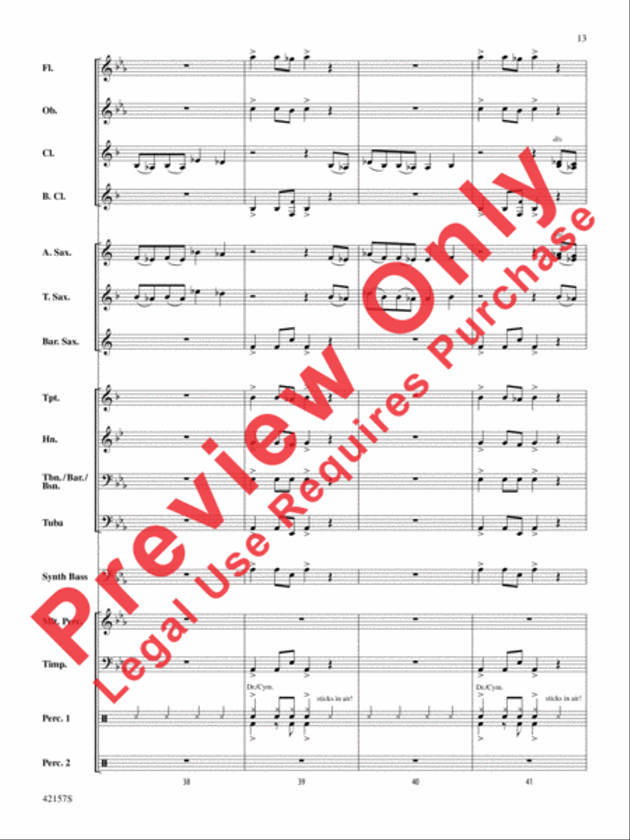 Funkytown Funkytown Concert Band scores gallery preview page 13