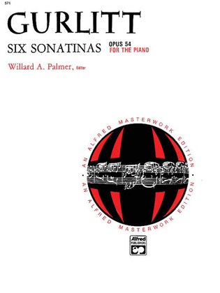 Book cover for Gurlitt -- 6 Sonatinas, Op. 54