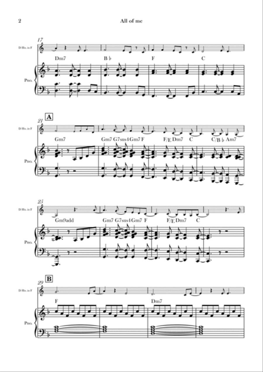 All Of Me Chamber Music scores gallery preview page 2