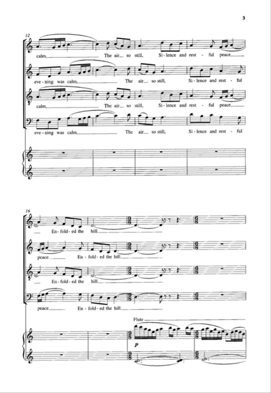 Hill-side Carol Hill-side Carol 4-Part scores gallery preview page 3