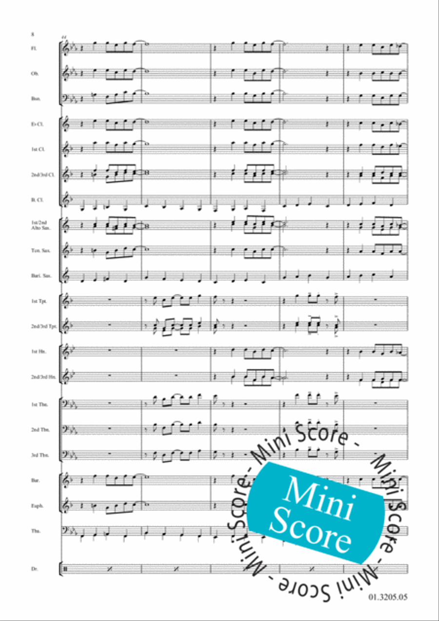 Hangin' On! Hangin' On! Concert Band scores gallery preview page 12