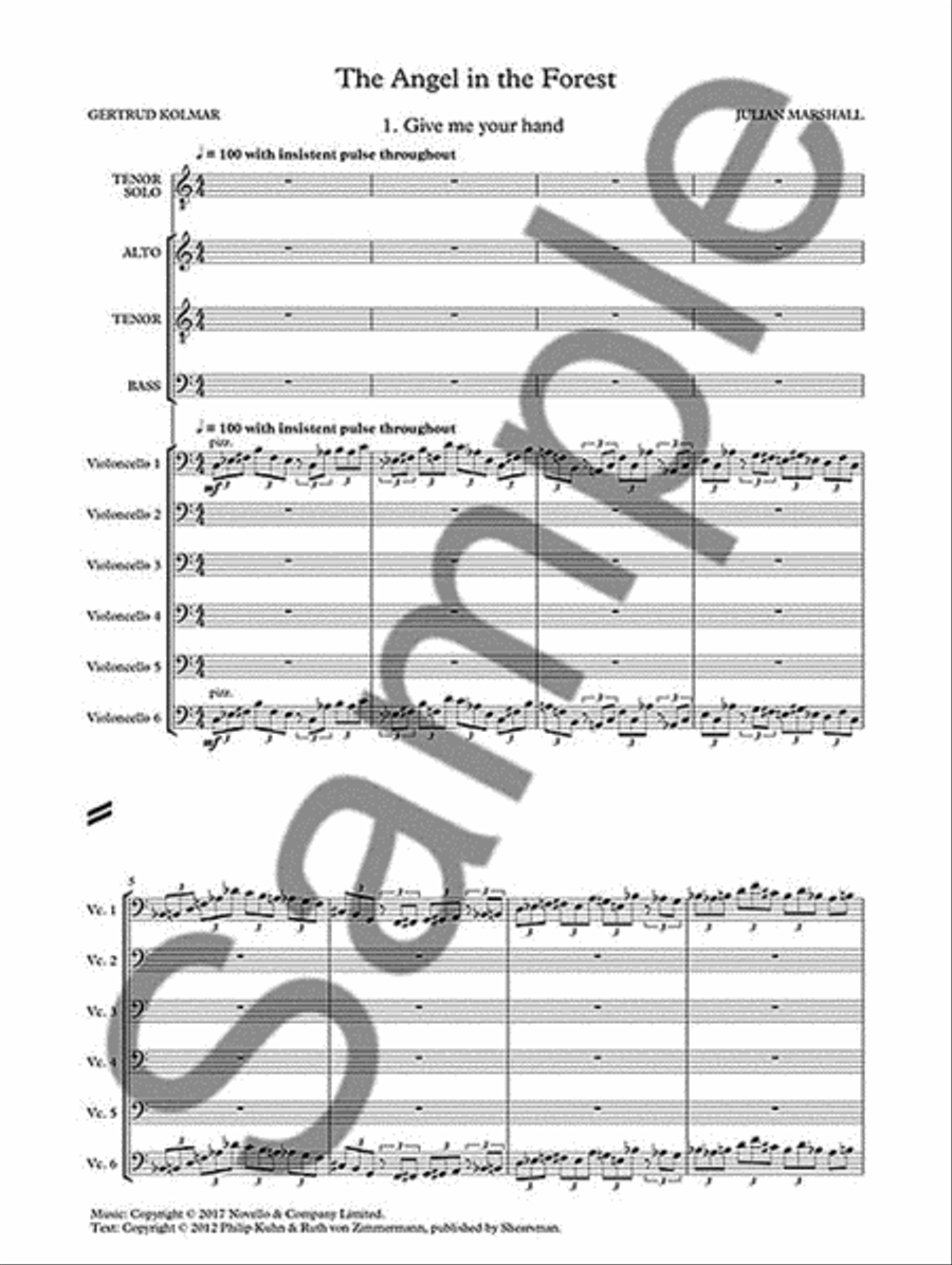 The Angel in the Forest Choir scores gallery preview page 2