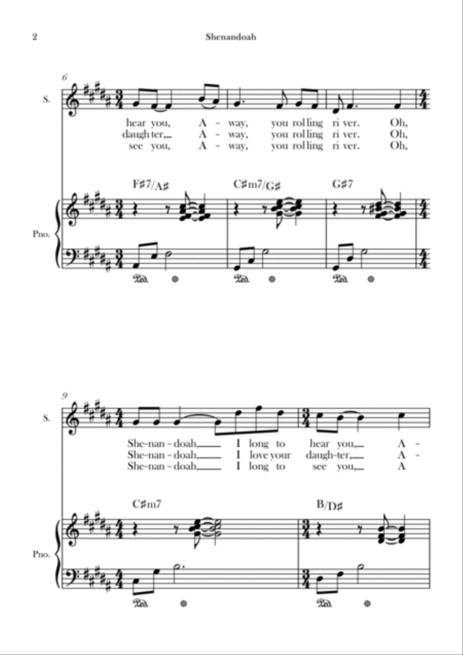 Shenandoah Chamber Music scores gallery preview page 2