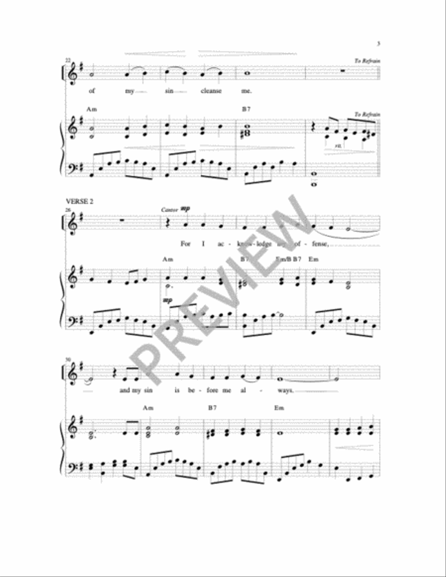 Be Merciful O Lord Be Merciful O Lord 4-Part scores gallery preview page 7