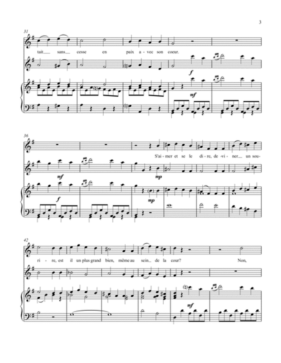 A quoi bon la richesse (aria from the opera Cendrillon) for Soprano, Violin, and Piano image number null