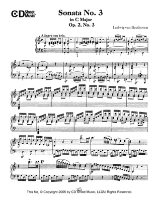 Sonata No. 3 In C Major, Op. 2, No. 3