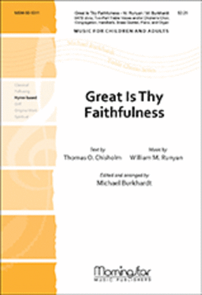 Great Is Thy Faithfulness (Choral Score)