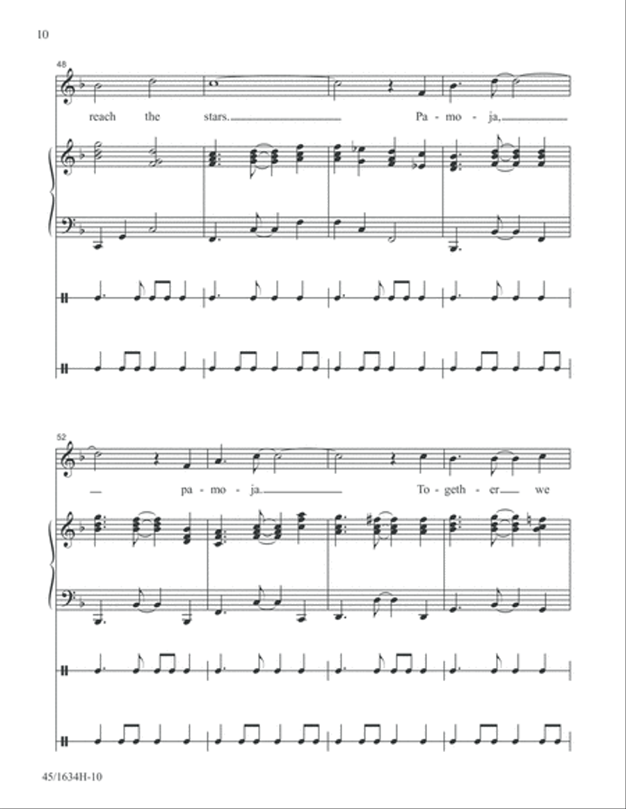 Together Together Unison Choir scores gallery preview page 10