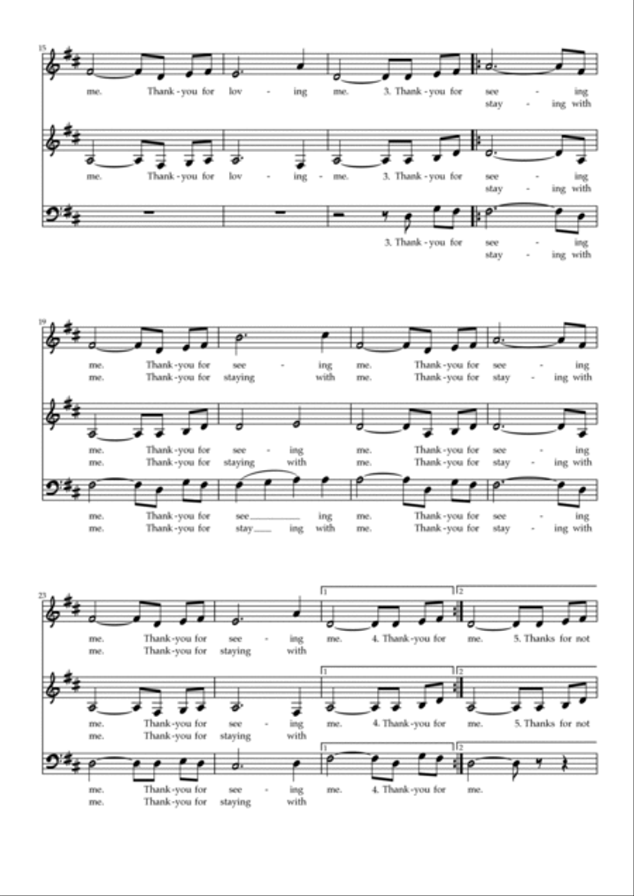 Thank You For Hearing Me 3-Part scores gallery preview page 2