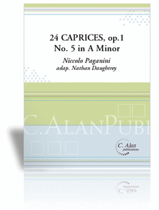 24 Caprices, No. 5 in A Minor