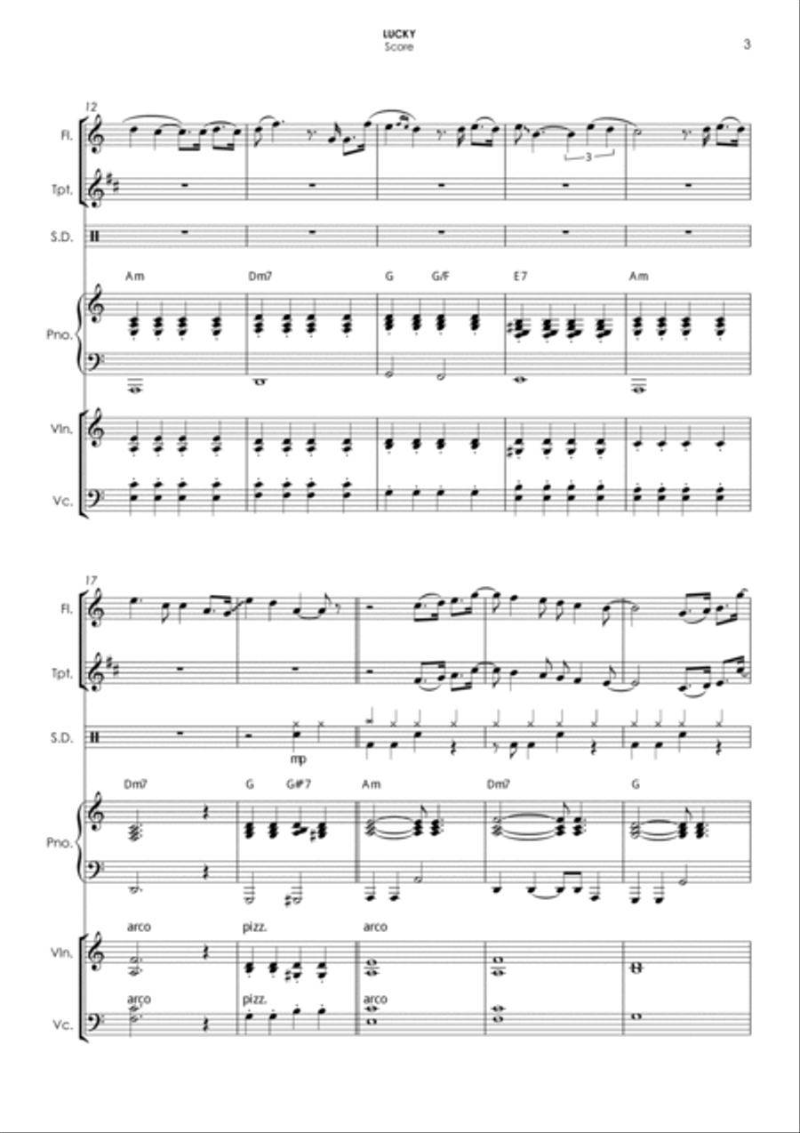 Lucky Small Ensemble scores gallery preview page 3