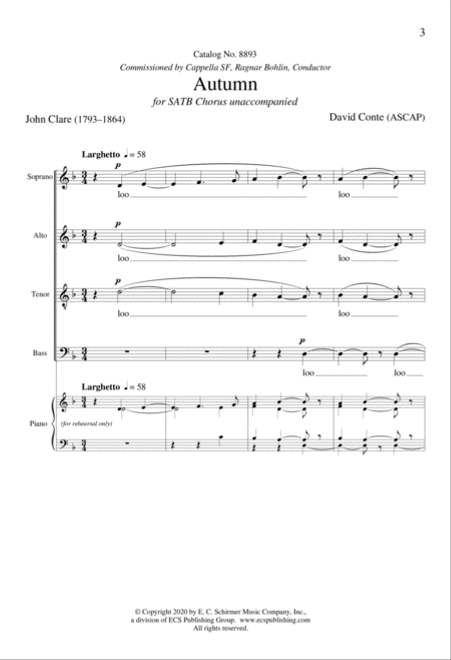 Autumn Autumn 4-Part scores gallery preview page 2