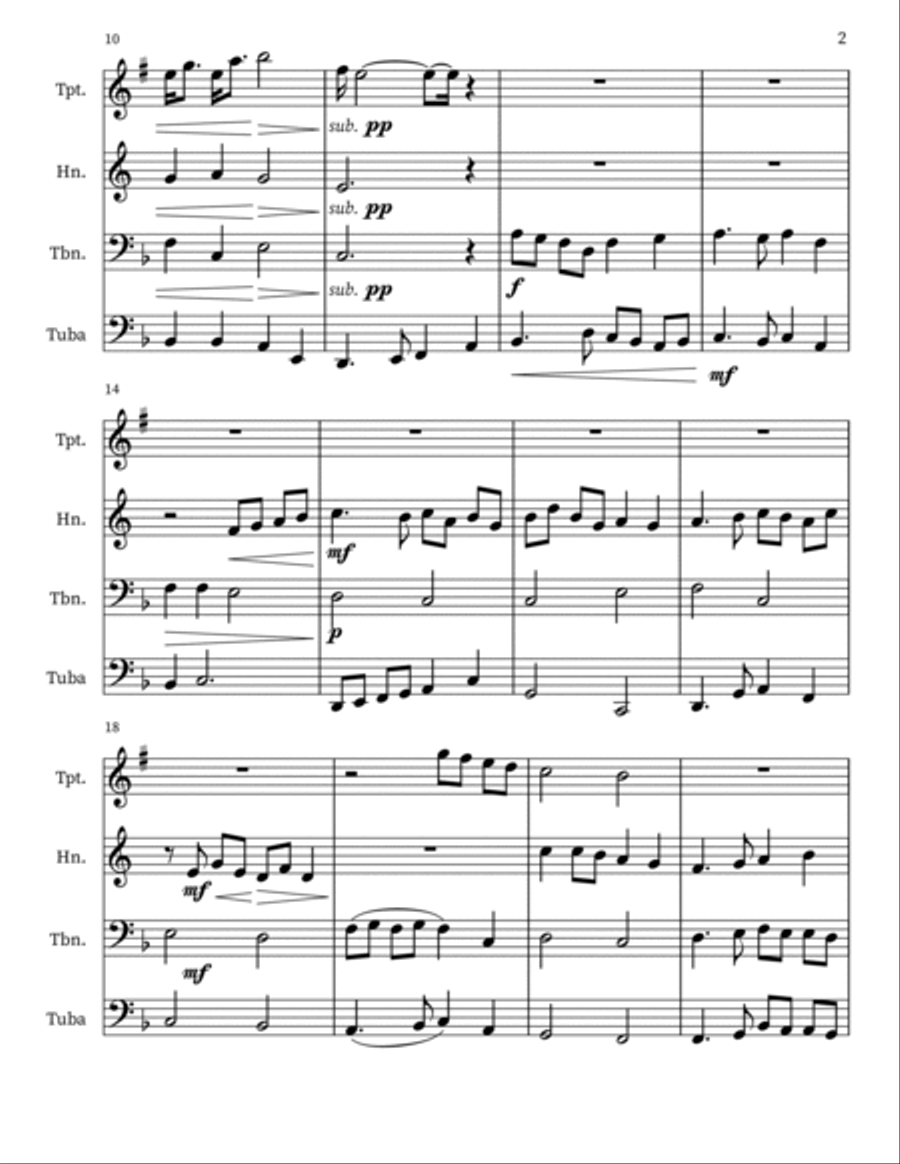 Ballad of the Trees Ballad of the Trees Small Ensemble scores gallery preview page 2