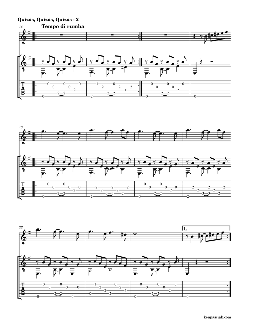 Quizas, Quizas, Quizas (perhaps, Perhaps, Perhaps) Flute scores gallery preview page 4