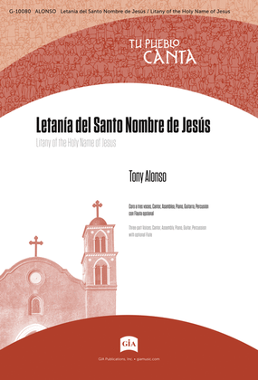 Book cover for Letanía del Santo Nombre de Jesús