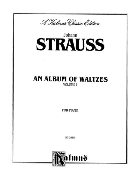 Waltzes, Volume 1