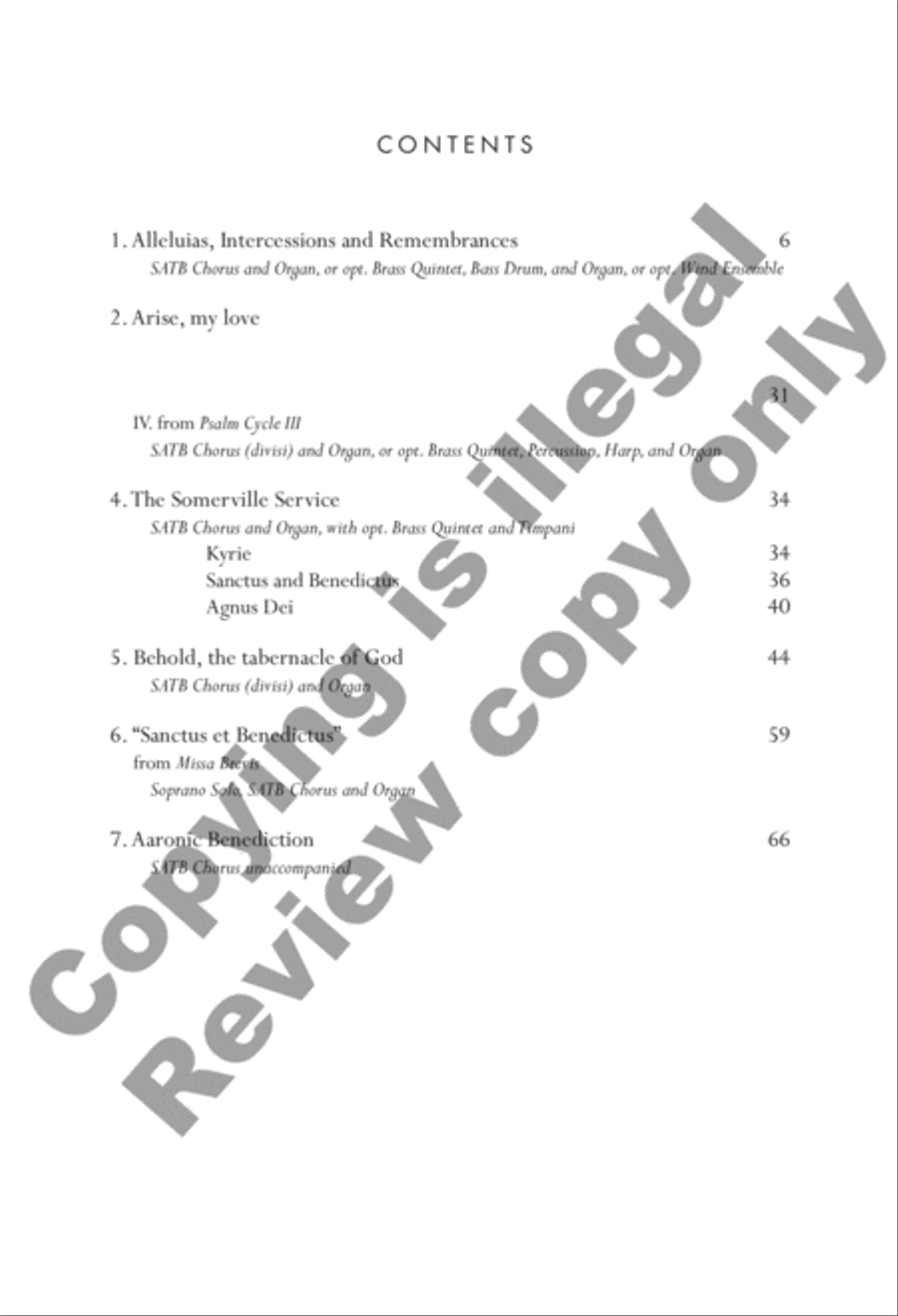 Selected Sacred Choral Works of Julian Wachner, Volume 1 4-Part scores gallery preview page 23