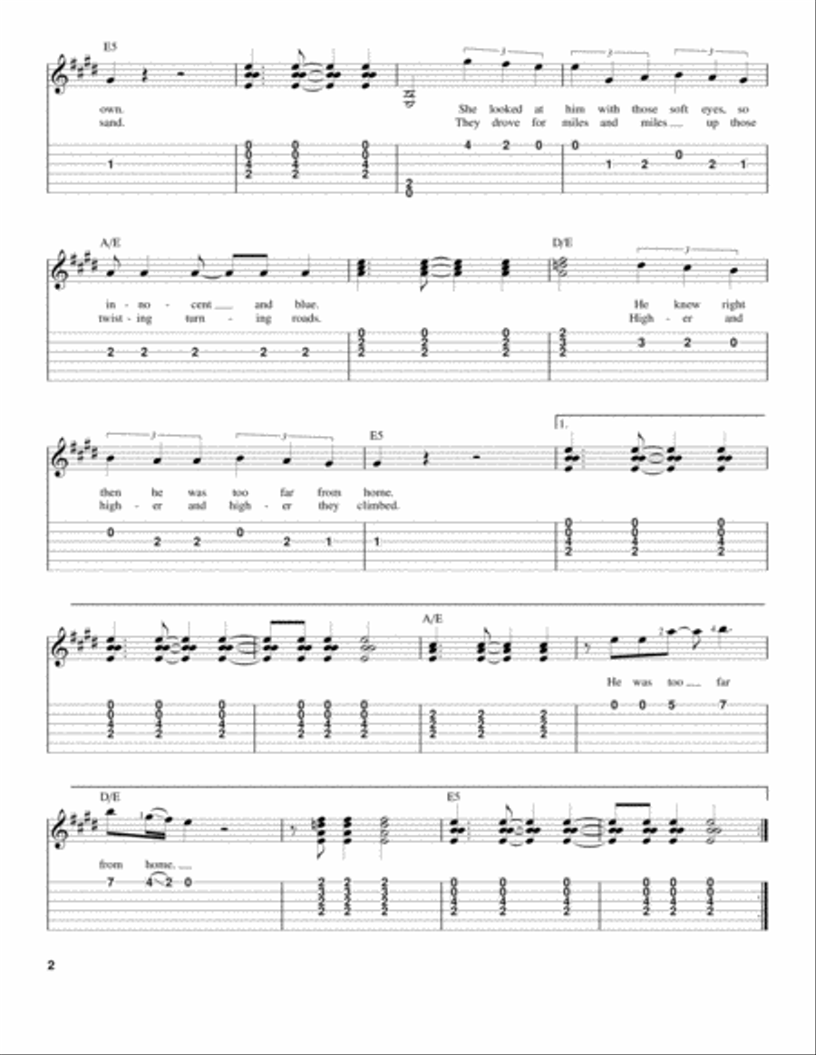 Hollywood Nights Acoustic Guitar scores gallery preview page 2