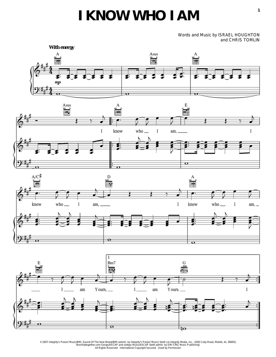 I Know Who I Am I Know Who I Am Acoustic Guitar scores gallery preview page 1