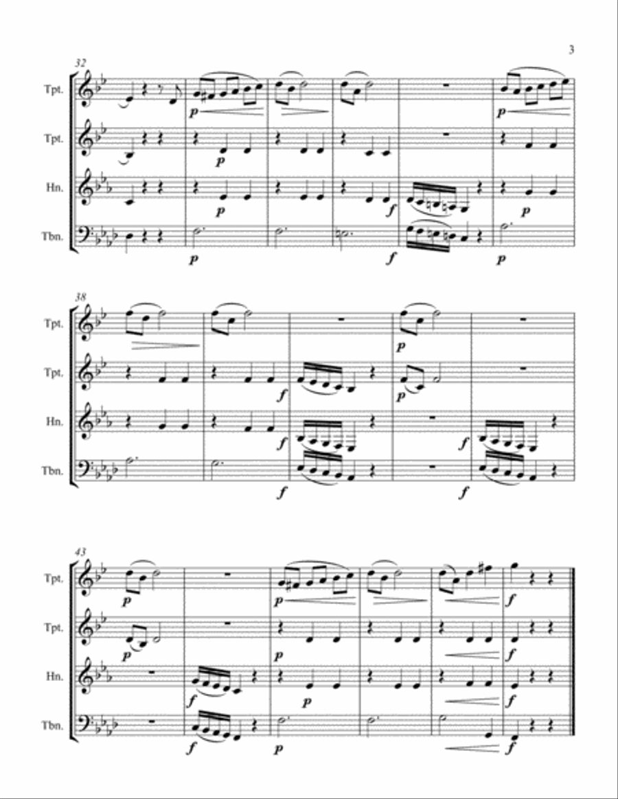 Die Dorfhexe Brass Ensemble scores gallery preview page 3