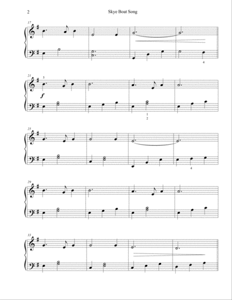 Skye Boat Song (Theme from 