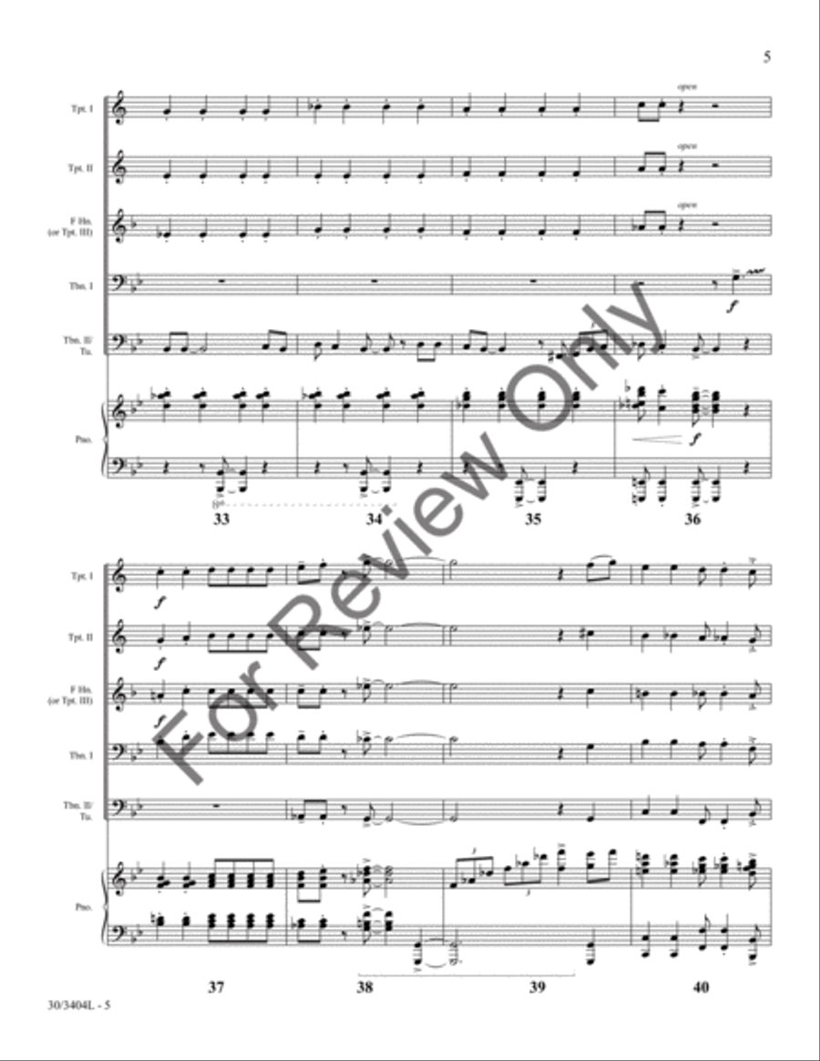 What a Wonderful Child What a Wonderful Child Brass Ensemble scores gallery preview page 6
