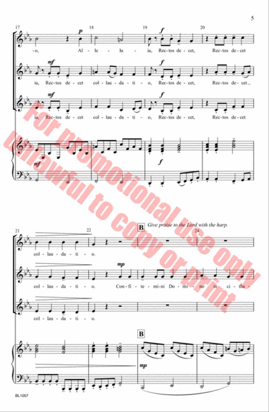 Exultate Justi SSA scores gallery preview page 6
