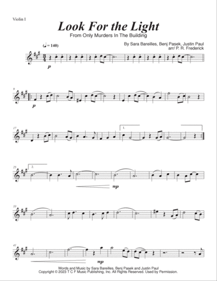 Look For The Light String Duet scores gallery preview page 4