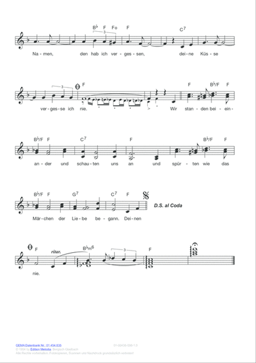 Deinen Namen, den hab ich vergessen Voice scores gallery preview page 3
