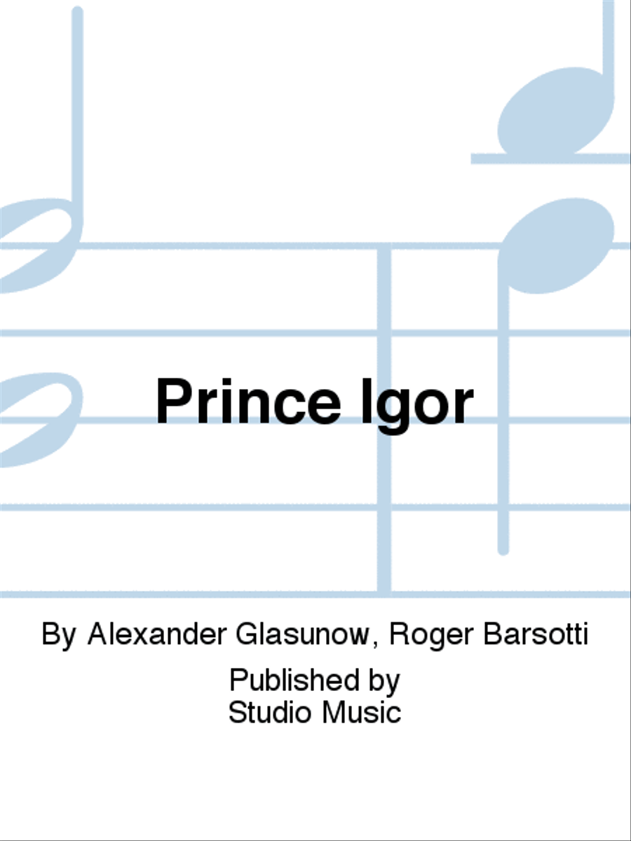 Prince Igor Brass Band scores gallery preview page 1