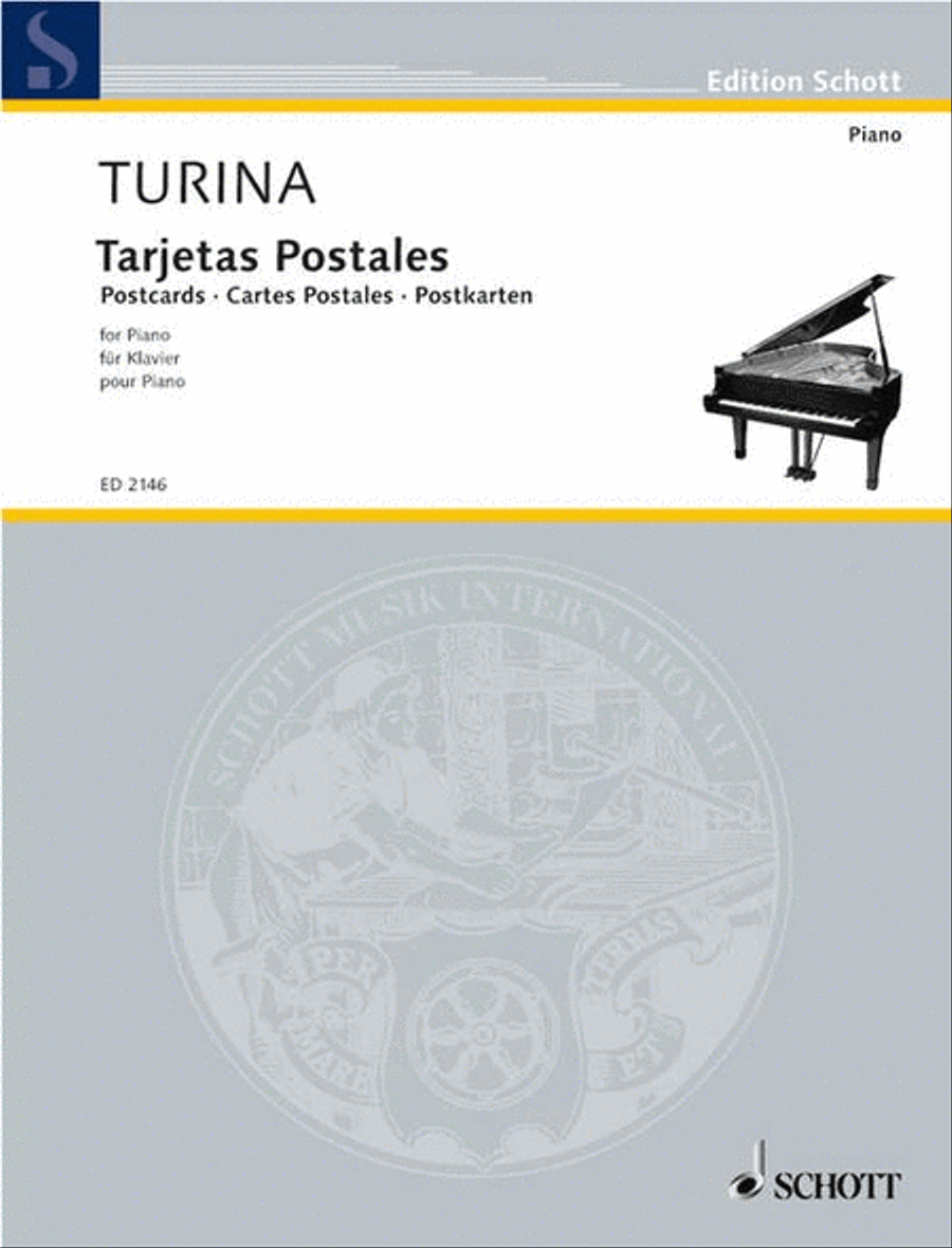 Cartes Postales Piano Solo scores gallery preview page 1