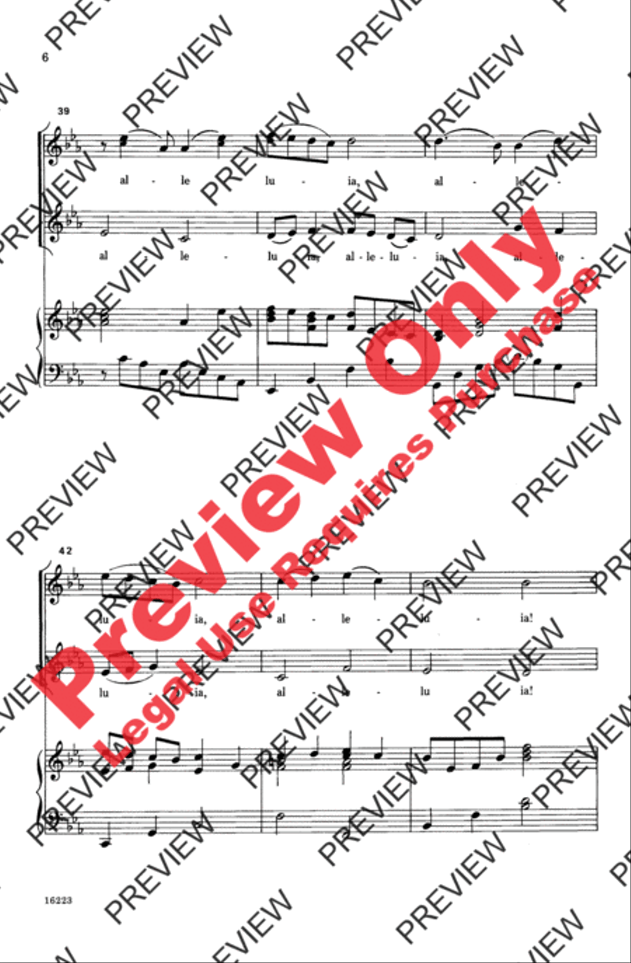 Alleluia 2-Part scores gallery preview page 6