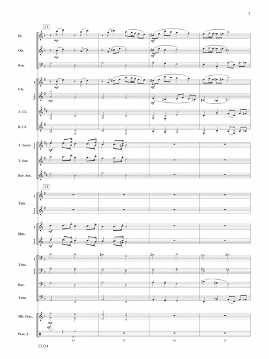 Two Russian Sketches: Score Concert Band scores gallery preview page 5