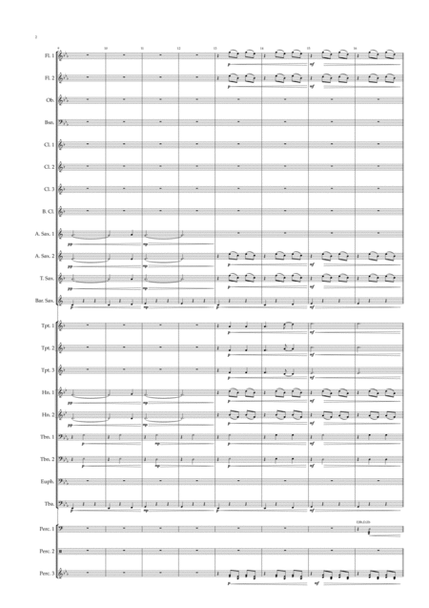 Coal River Valley Rhapsody (Concert Band) - Score