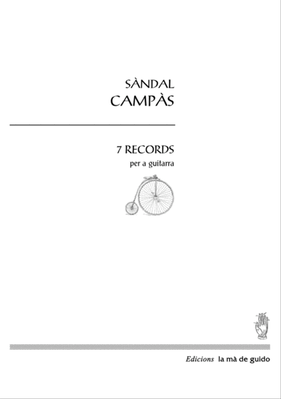 7 records 7 records Classical Guitar scores gallery preview page 1
