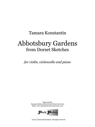 Abbotsbury Gardens for Piano Trio - Score and Parts - by Tamara Konstantin