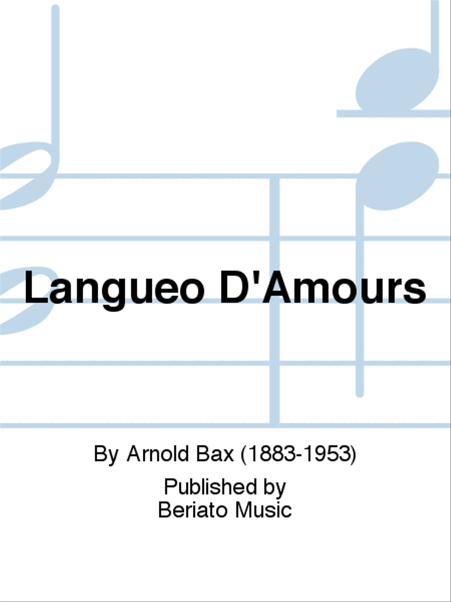 Langueo D'Amours Langueo D'Amours Piano, Vocal, Guitar scores gallery preview page 1