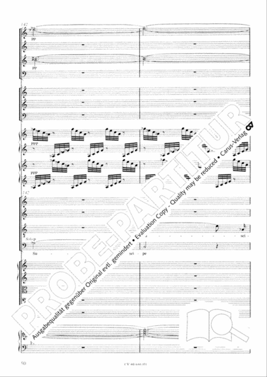 Mass in A Major (2 versions) STB scores gallery preview page 61