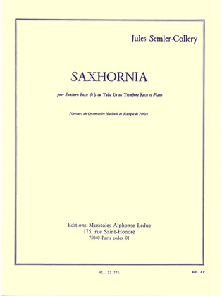 Book cover for Semler Collery Saxhornia Bass Saxhorn Bb Or Tuba & Piano Book