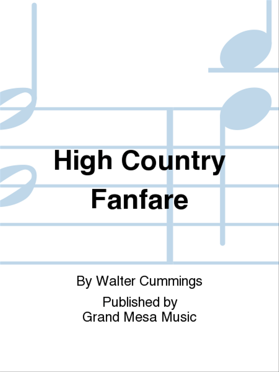 High Country Fanfare Concert Band scores gallery preview page 1