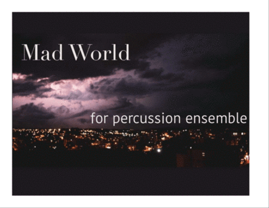 Mad World Percussion Ensemble scores gallery preview page 1