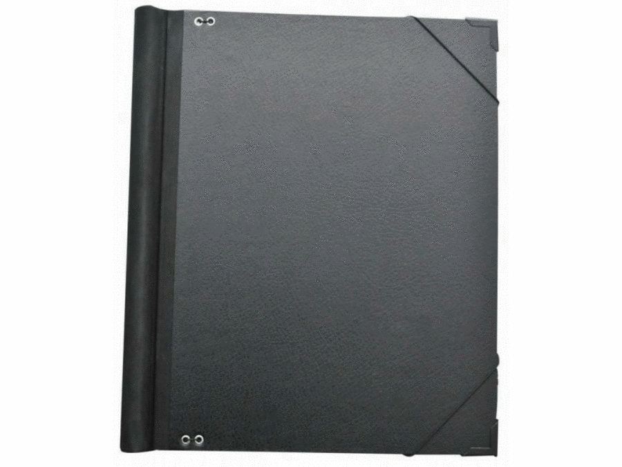 Choral Folder black clip-bound