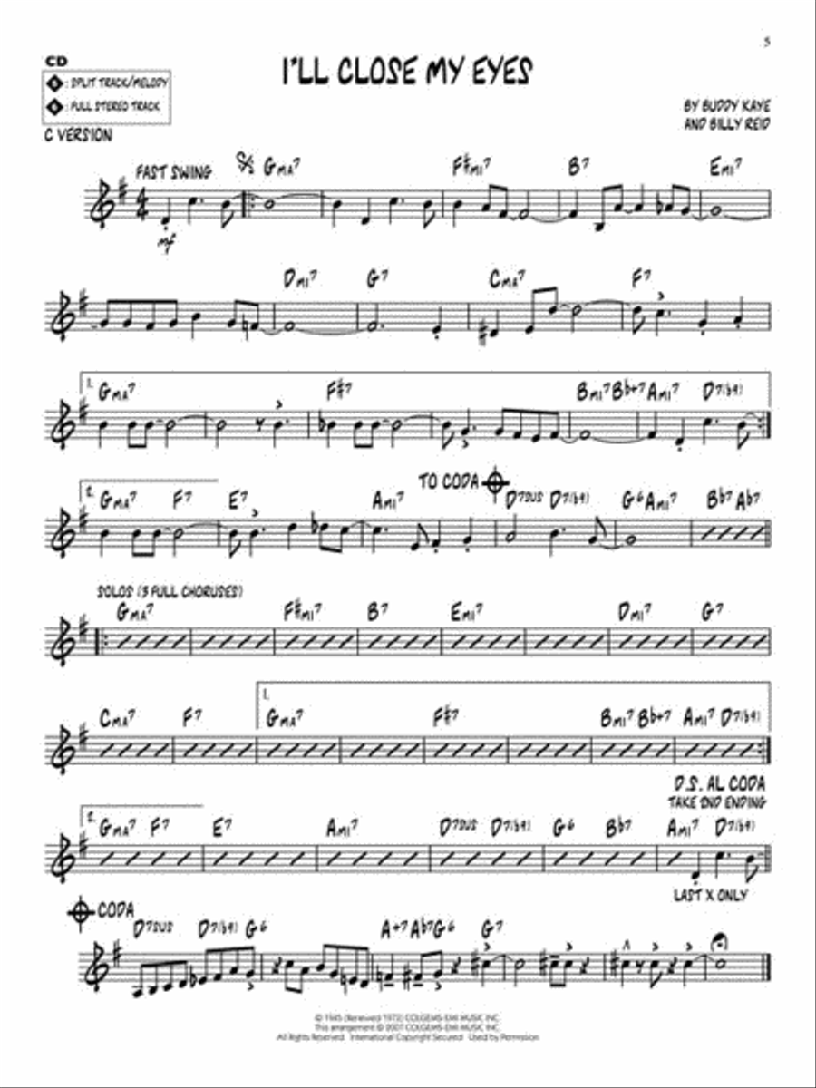 Jazz/Blues C Instrument scores gallery preview page 4