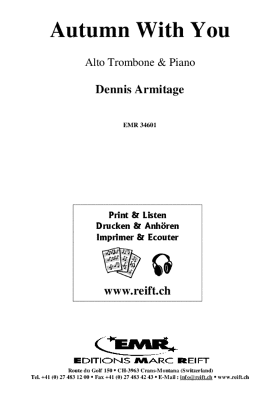Autumn With You Piano Accompaniment scores gallery preview page 2
