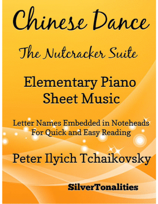 Chinese Dance Nutcracker Suite Elementary Piano Sheet Music