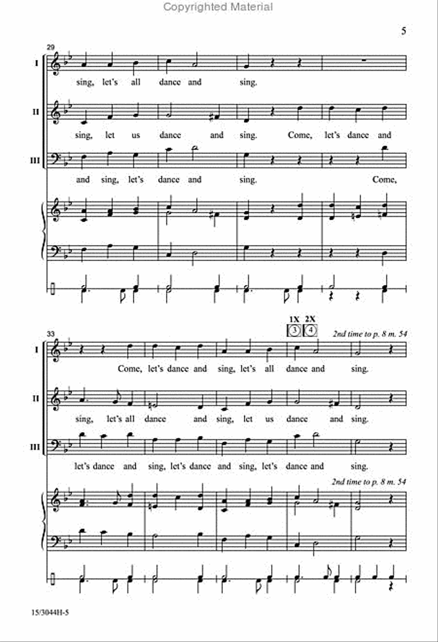 E La Don Don 3-Part scores gallery preview page 5