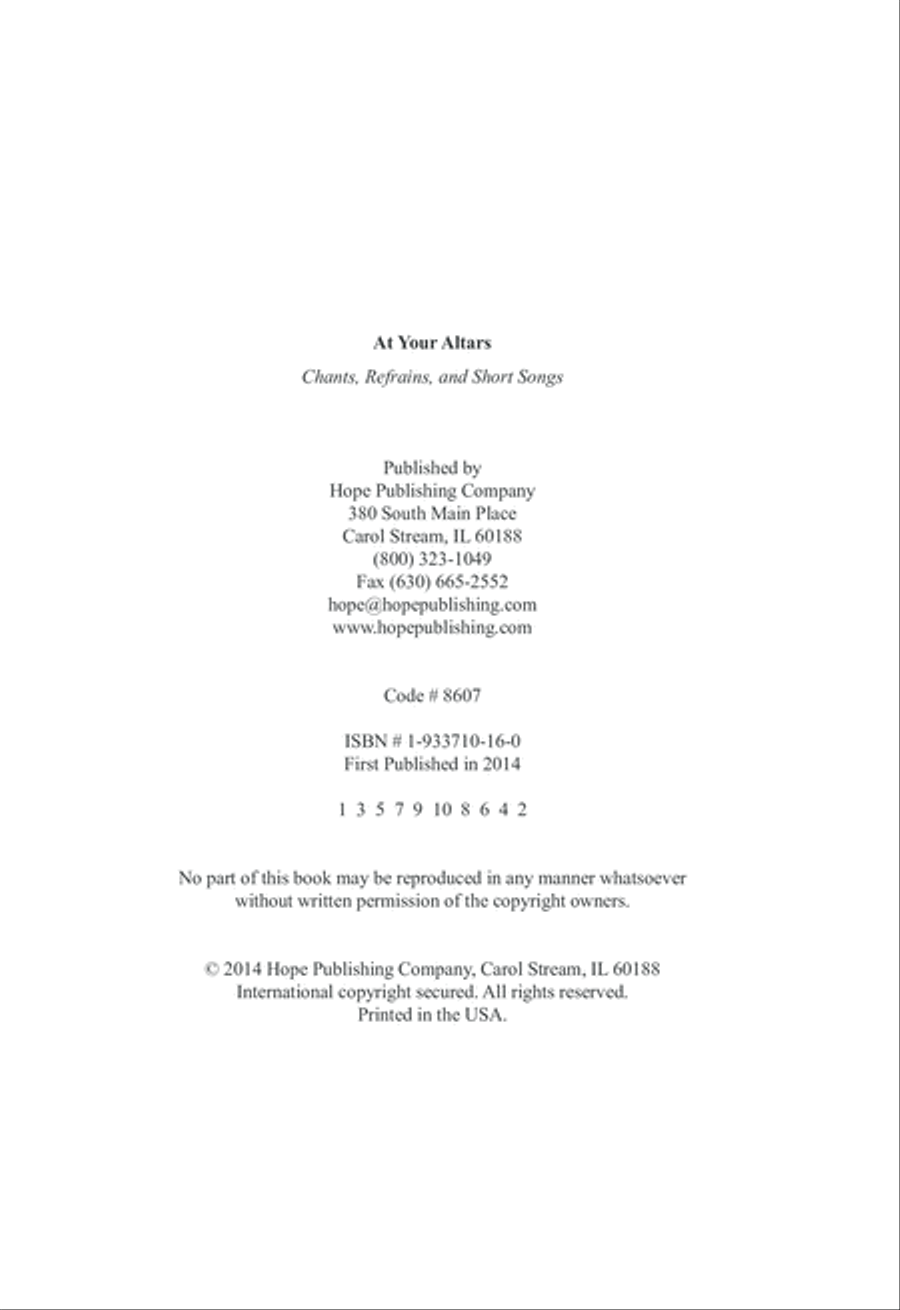 At Your Altars Choir scores gallery preview page 4