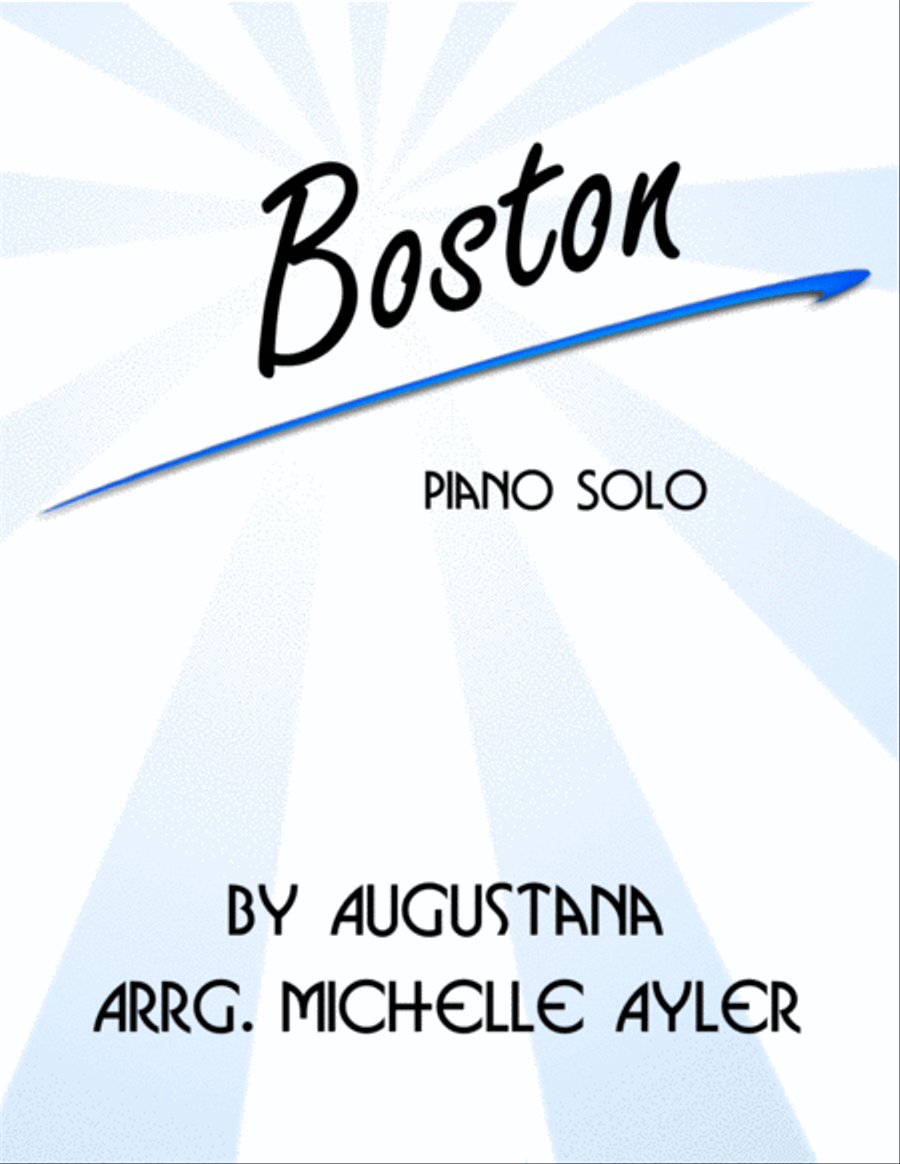 Boston Easy Piano scores gallery preview page 1