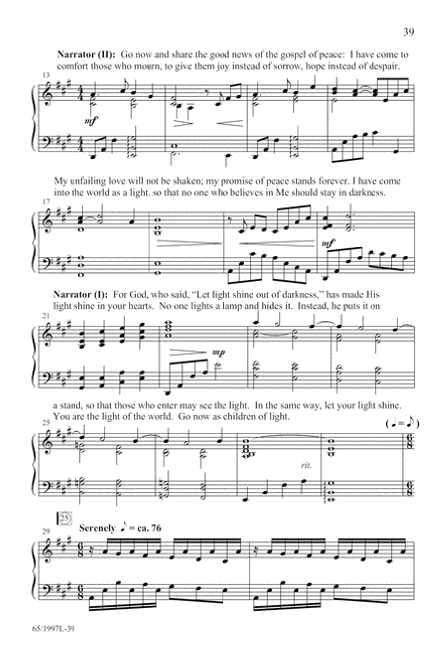 Candles and Carols Candles and Carols 3-Part scores gallery preview page 40